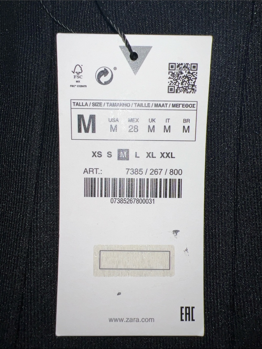 Zara Black High-Waisted Ribbed Flare Leggings with Front Split-hems - Picture 5 of 15